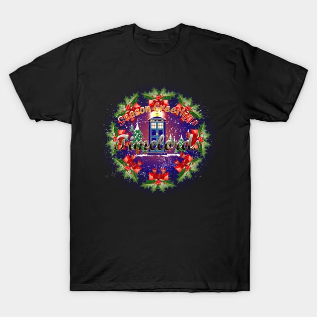 TIMELORDS SEASON GREETINGS T-Shirt by KARMADESIGNER T-SHIRT SHOP